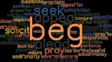 beg synonyms